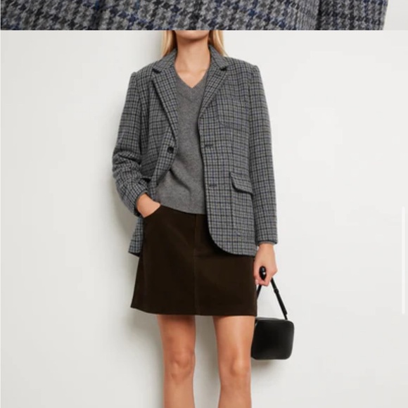 Alex Mill Houndstooth Women's Blazer - Picture 3 of 3
